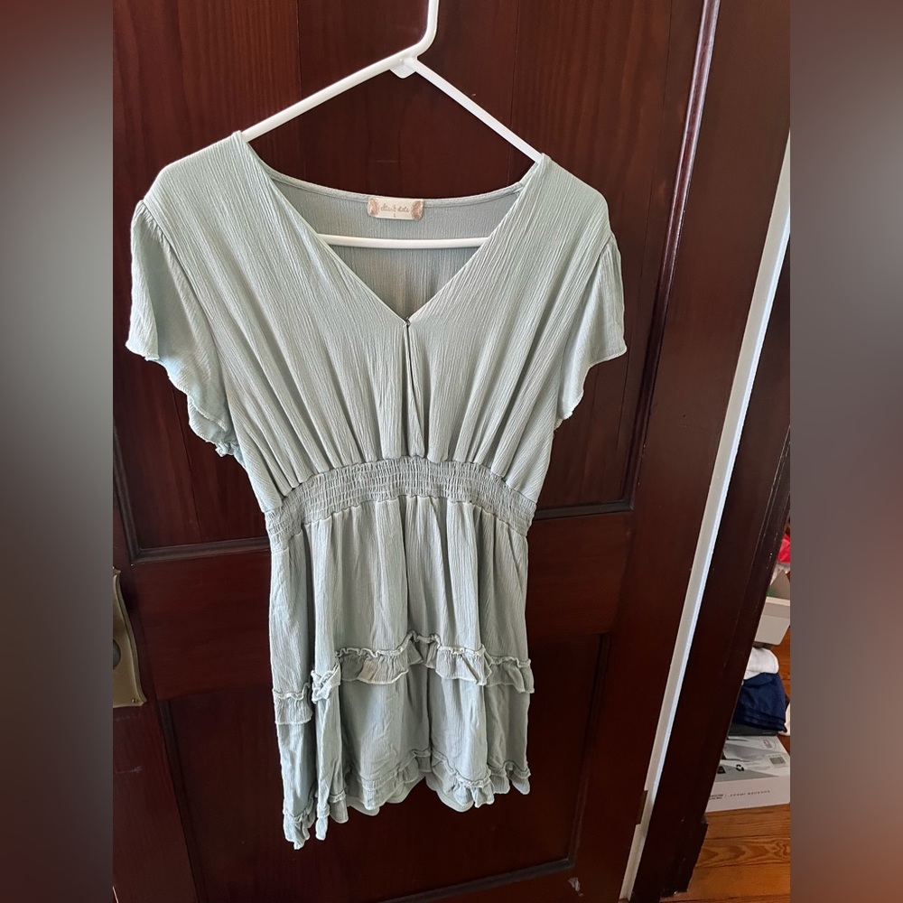 Sage green altard state dress